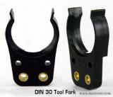 DIN30 Black ISO 30 Plastic Tool Holder Grippers for ATC HSD Spindle